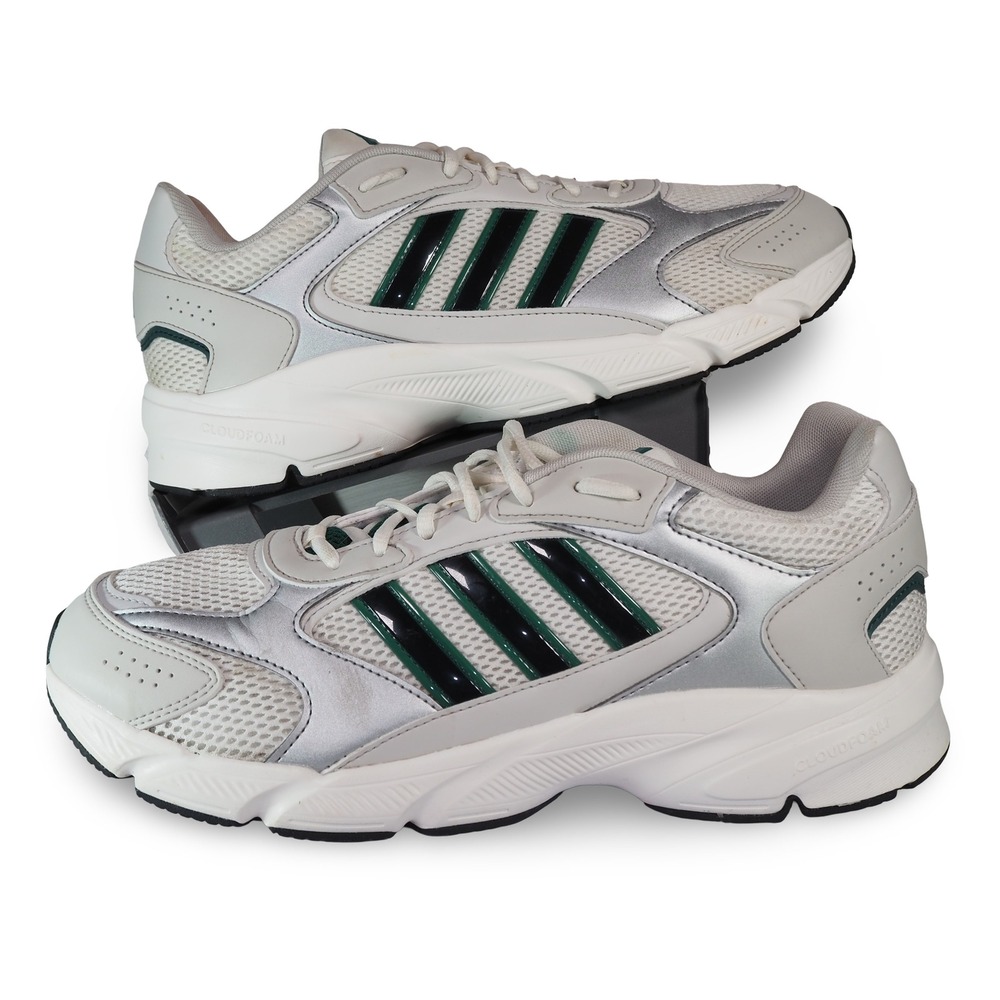 Adidas Crazychaos 2000 Shoes IH0457 Mens 13 White Silver Green Sneakers